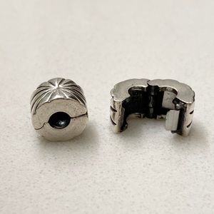 2 Pandora separator spacer charms